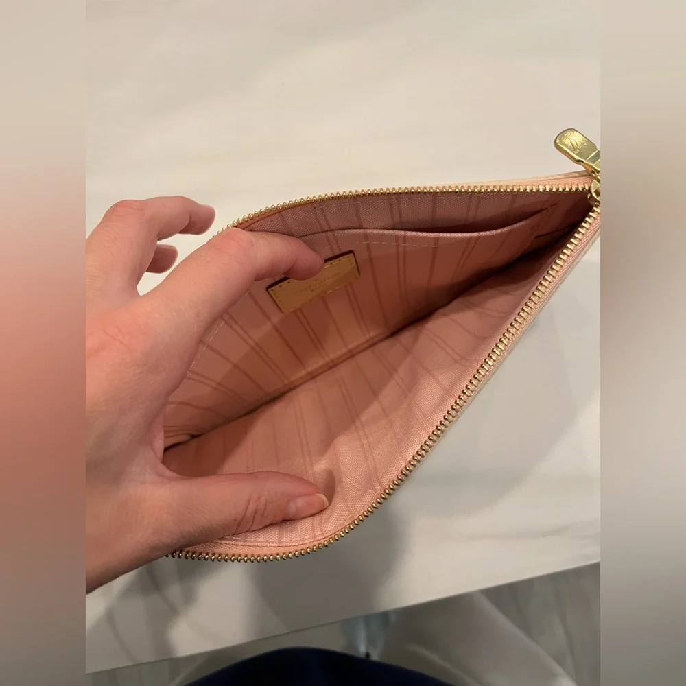 Louis Vuitton Damier Azur Tahitienne Neverfull w/Pouch MM - Picture 15 of 16